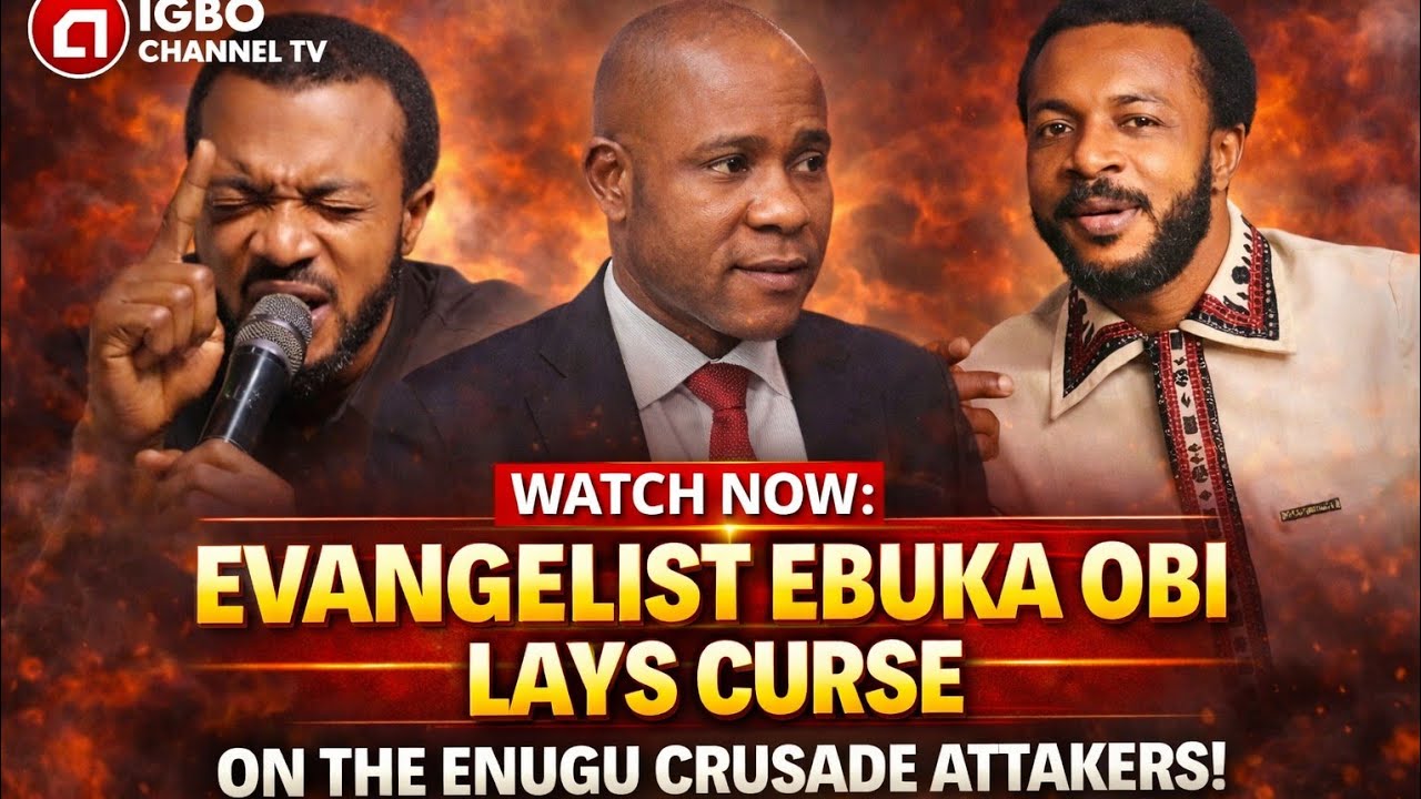 SHOCKING! EVANGELIST EBUKA OBI LAYS CURSE ON THOSE BEHIND ENUGU CRUSADE 2026 ATTACKS.