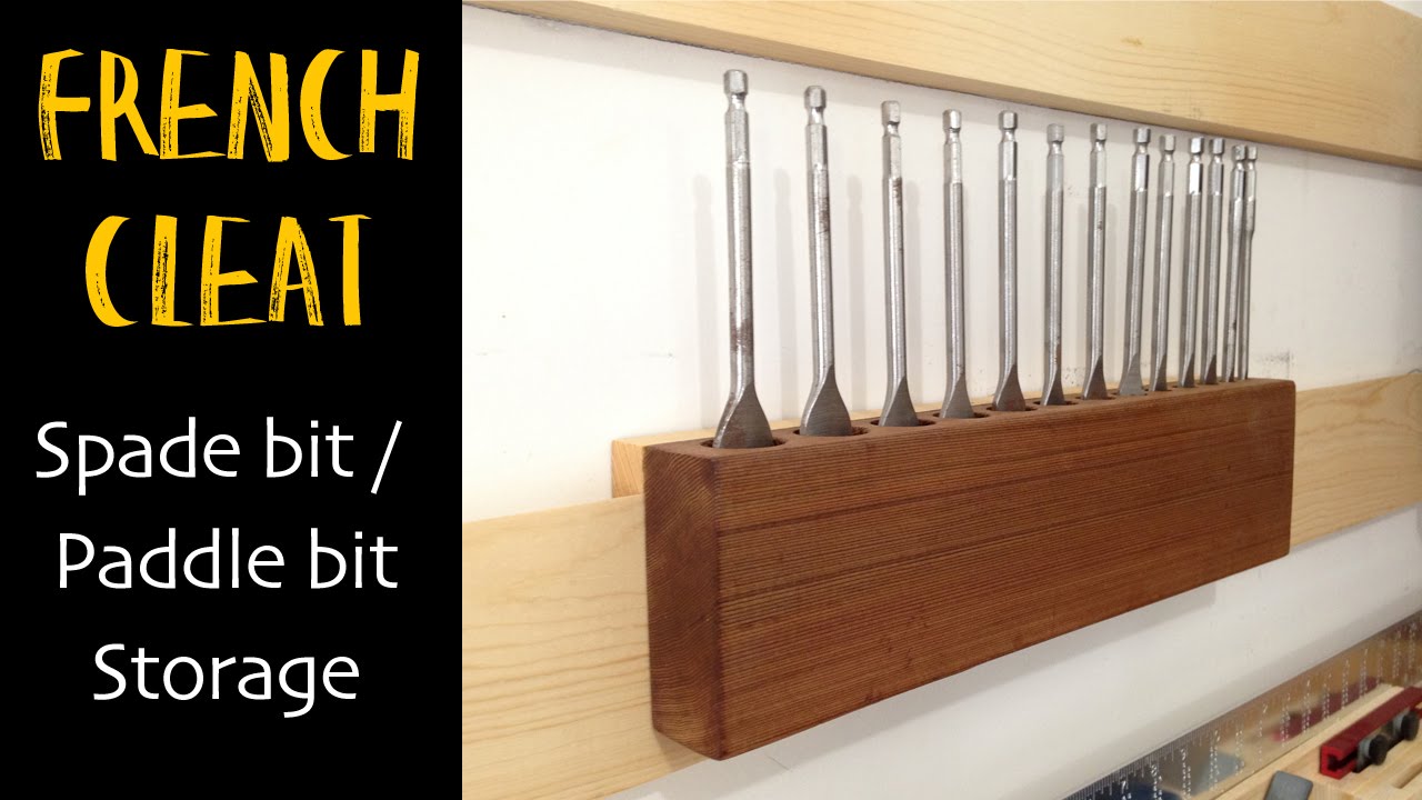 French Cleat Spade Bit Storage (CMRW#25)