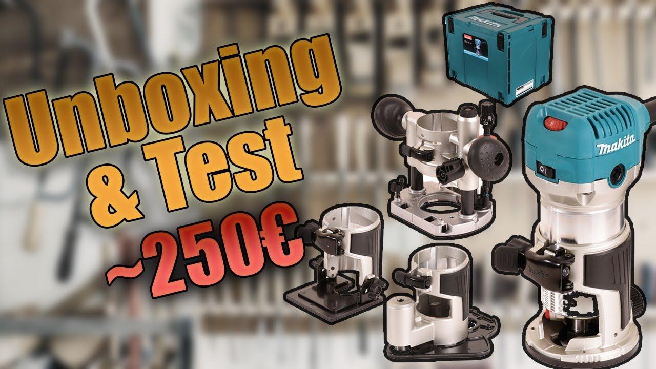 Affleureuse & défonceuse Makita RT0700CX3J ~250€ - Unboxing & Test