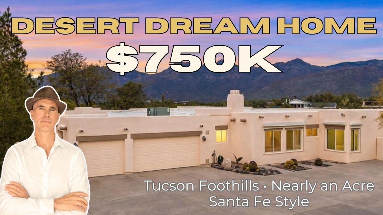 $779K | Nearly 1 Acre | 4 Bed / 2.5 Bath | Foothills Home Near Mount Lemmon | Tucson AZ | No HOA