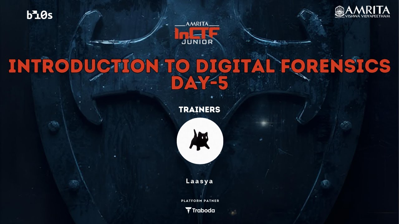 Introduction to Digital Forensics - Day 5 | InCTF Junior 2025