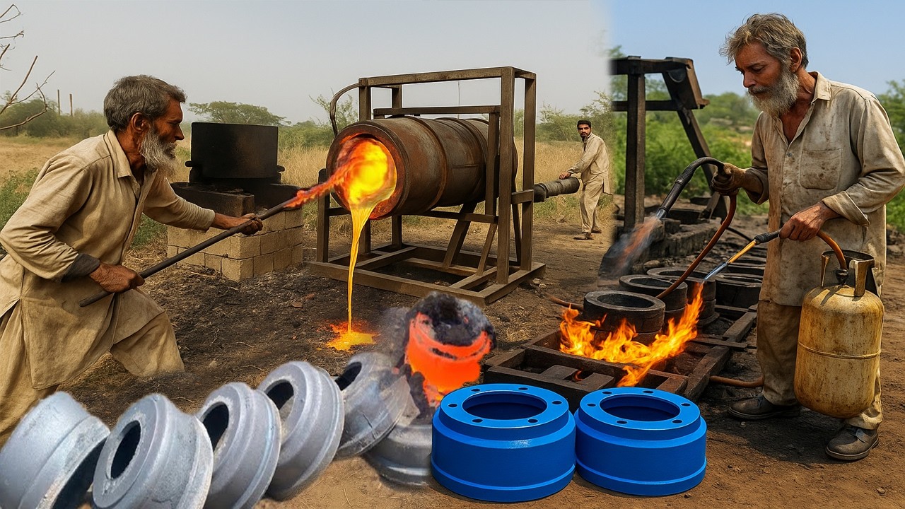 AMAZING Brake Drum FACTORY Production Line