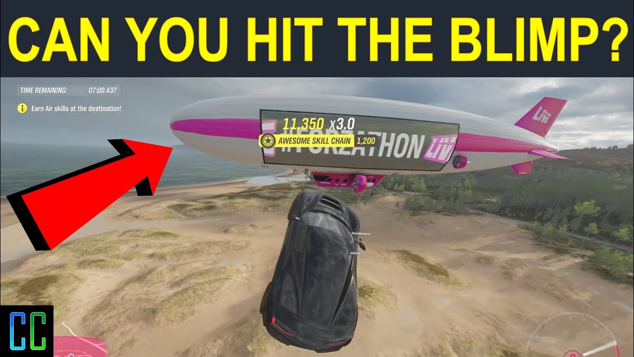 What happens if you hit the Forzathon blimp? (Forza Science)