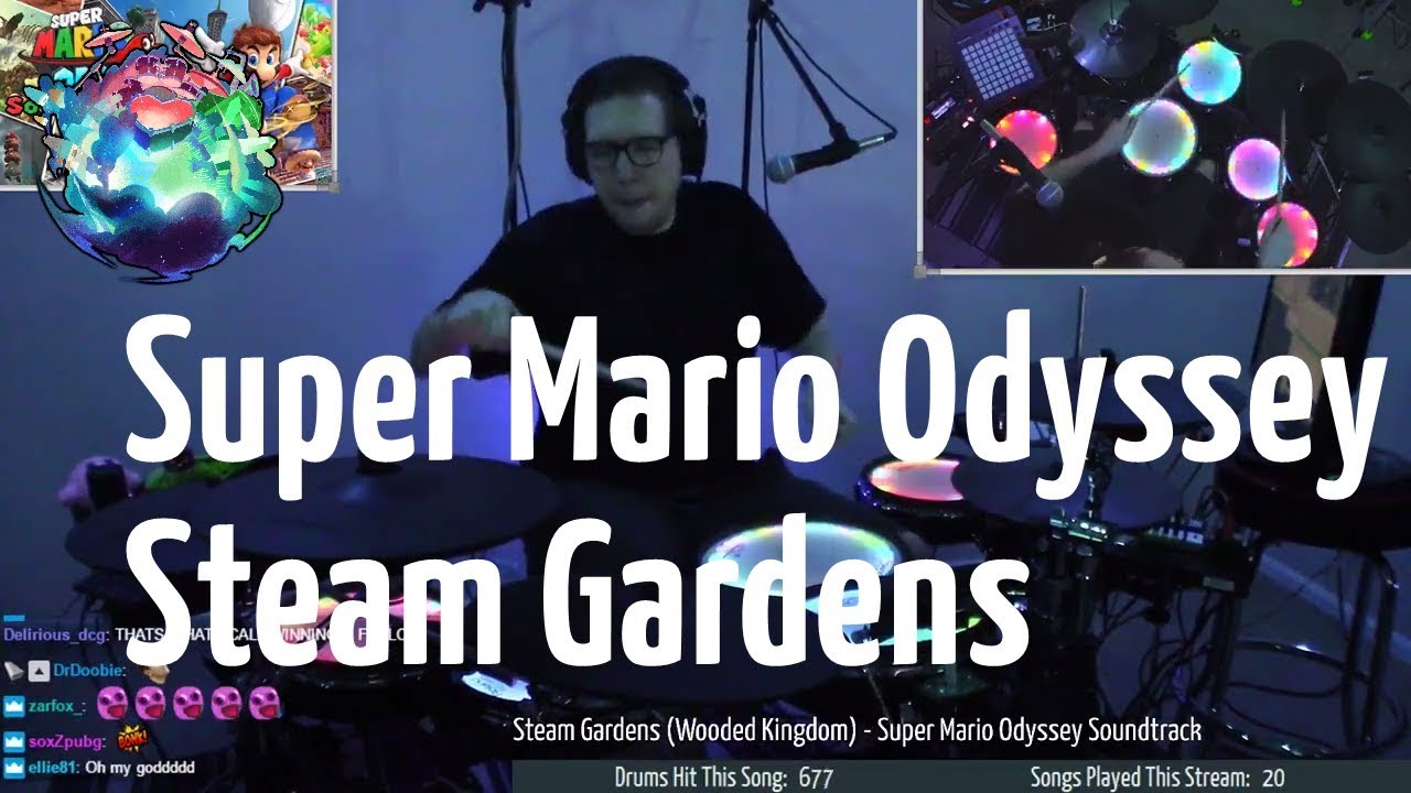 Super Mario Odyssey - Steam Gardens | Drum Cover | Flewp