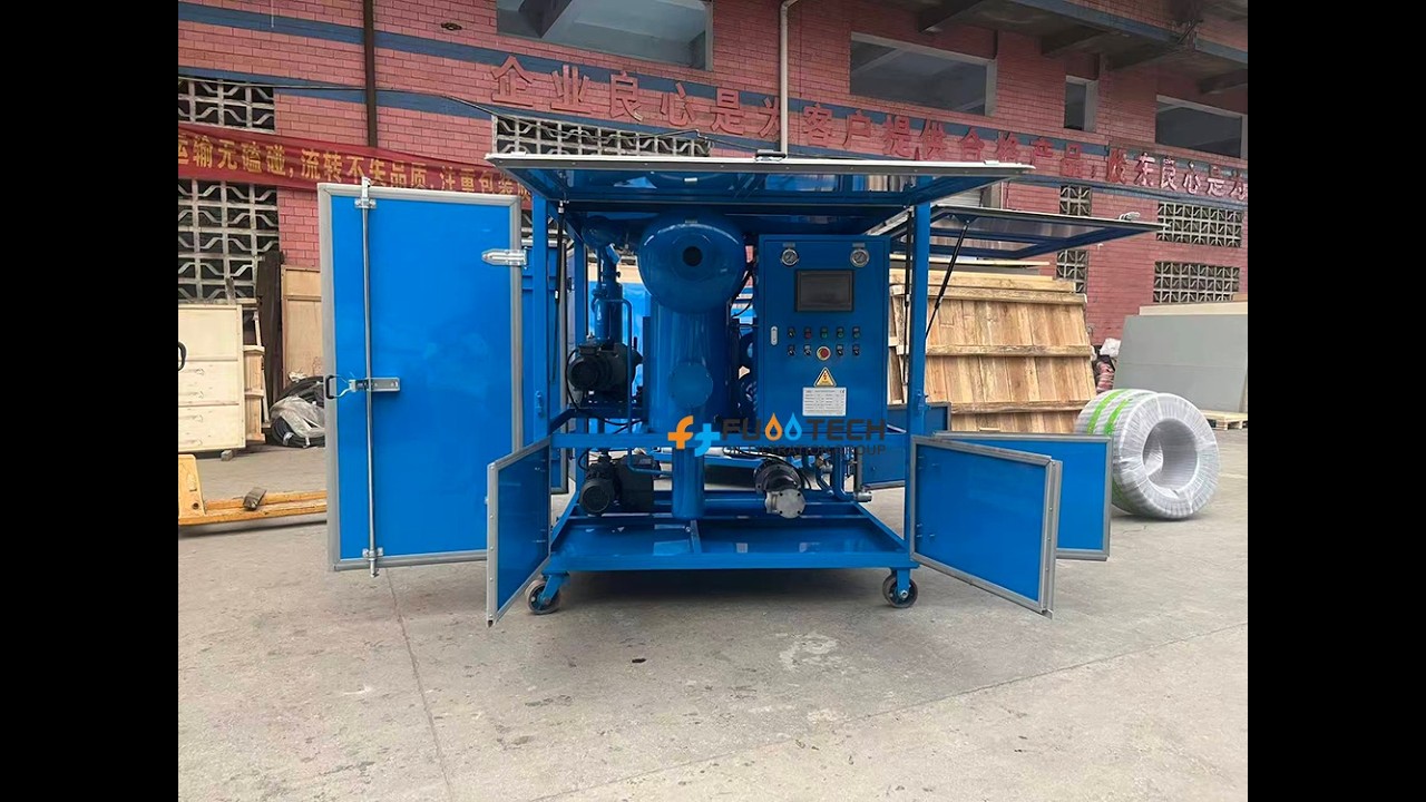 FUOOTECH Weatherproof ZYD-T-100 6000Liter/Hour Transformer Oil Filtration Machine