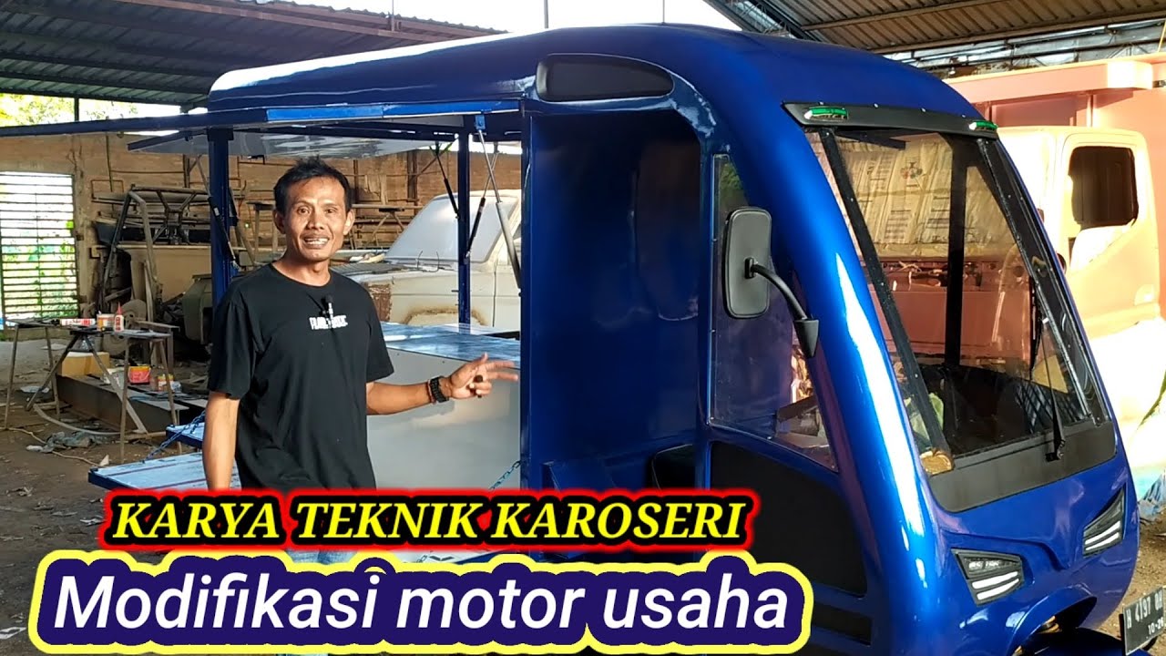 VIAR RODA TIGA MODIFIKASI, modifikasi motor usaha