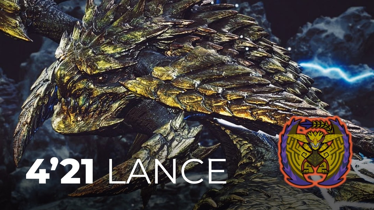 MH Wilds |  Arch Tempered Rey Dau | Lance Speedrun | 4'21 | PS5 Pro
