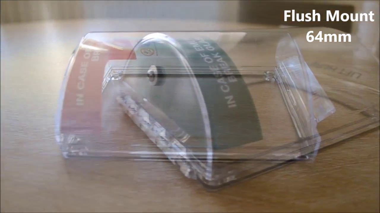 Push Button and Break Glass Covers