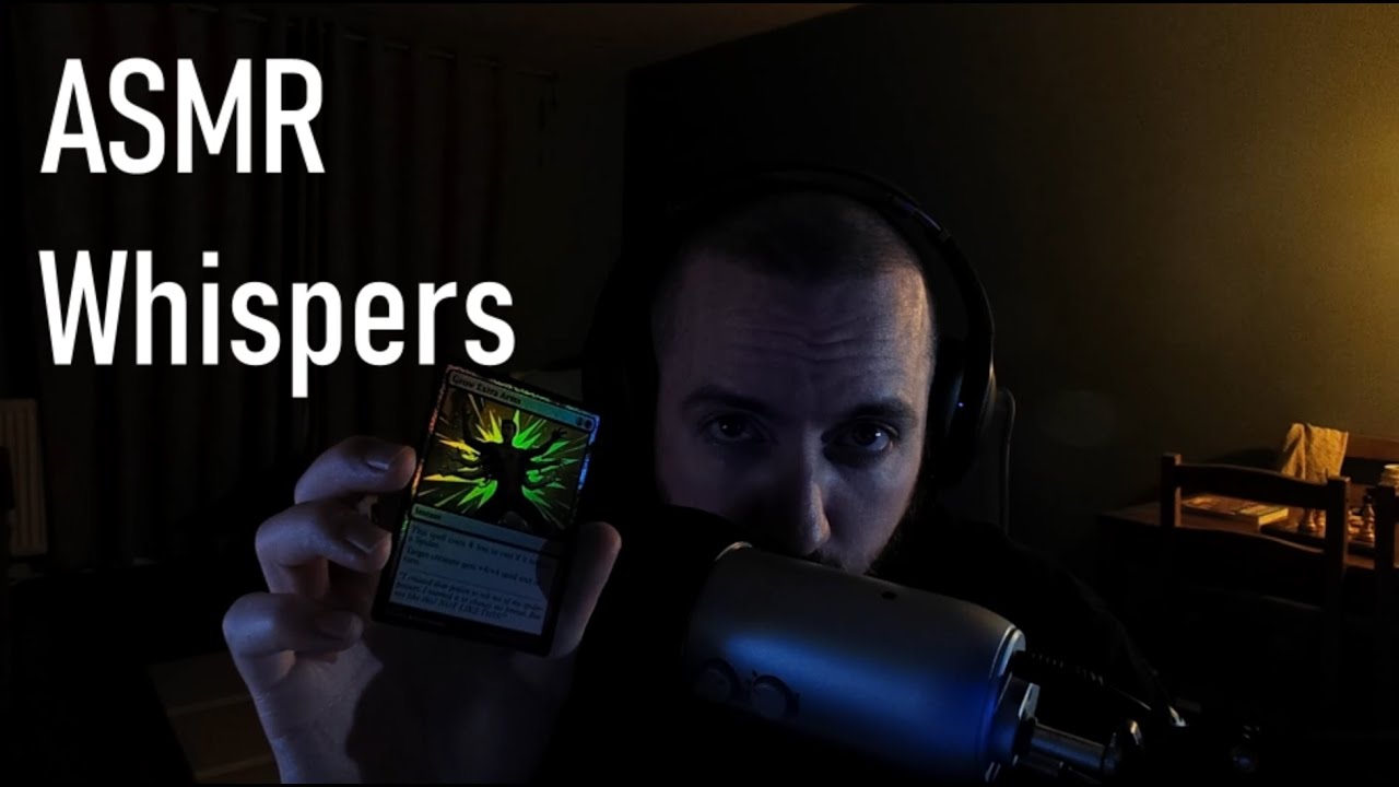 ASMR Magic: The Gathering Soft Whispers with Cards and Sleeves