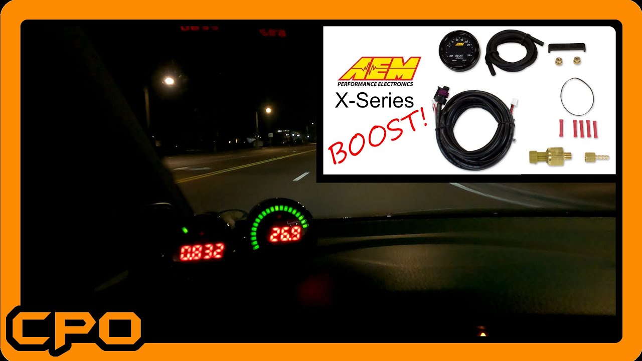Install: AEM X-Series Boost Gauge - 2019 Golf R