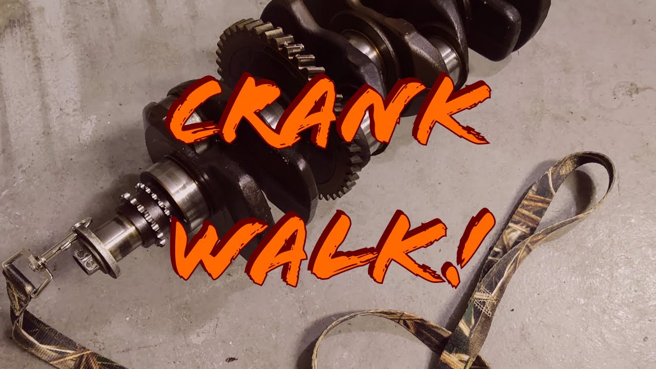 Crank Walk (Thrust Bearing Failure)