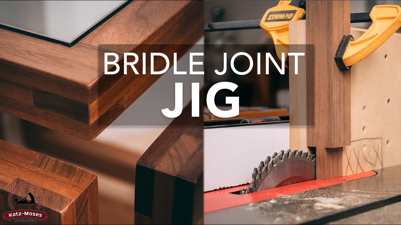 Bridle Joint Jig - One Setup Joinery // Works on the Table Saw or Router Table