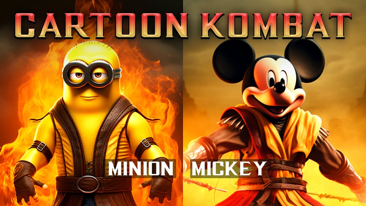 Cartoon Celebrity Mortal Kombat