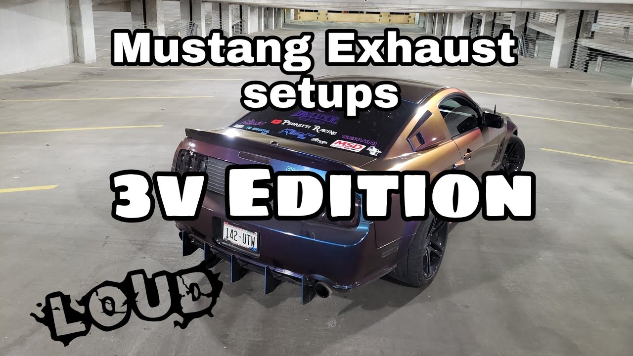Подборка выхлопных систем 3v Mustang