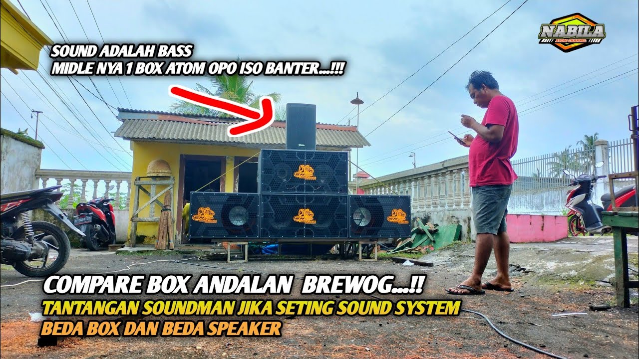Compare box andalan brewog 18 inch beda box beda speaker||SH PRO AUDIO