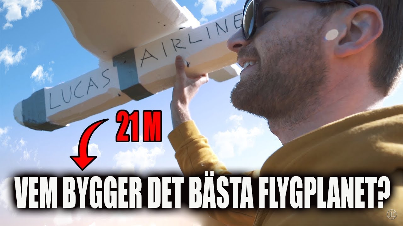 BYGGER GIGANTISKA PAPPERSFLYGPLAN.