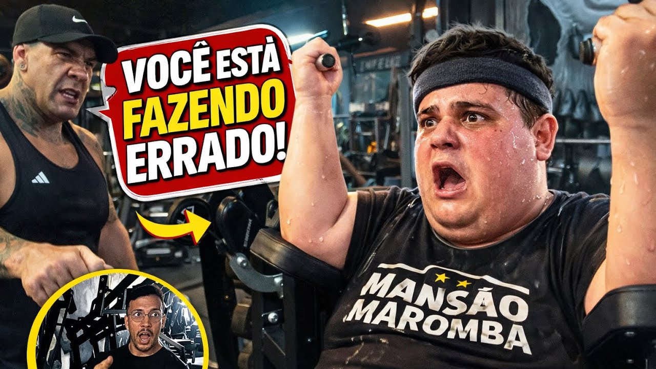 ELE TREINOU ATÉ A EXAUSTÃO , E VAI FAZER O PROJETO PARA EMAGRECER
