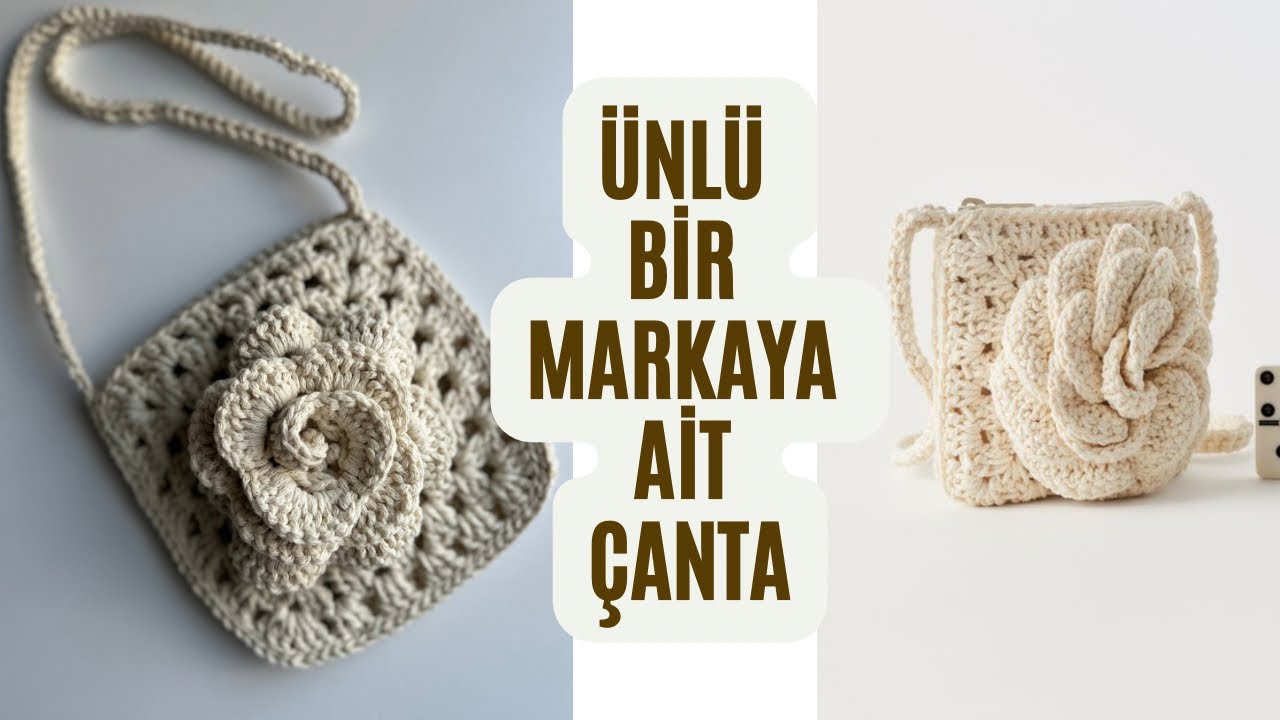 BİR SAATTE RENK RENK YAPABİLECEĞİNİZ KOLAYLIKTA BAYRAMLIK ÇOCUK ÇANTASI YAPIYORUZ🧶 #markachallenge