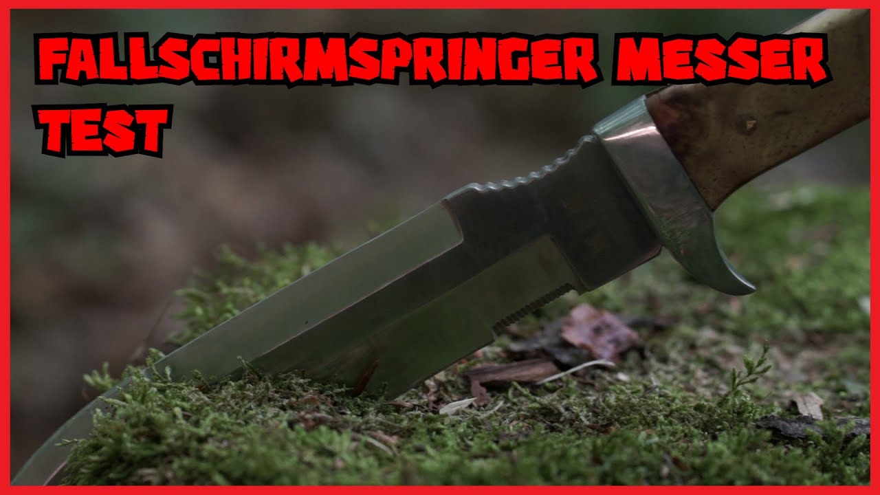 Was kann das BW Fallschirmspringermesser ? - Messer Test