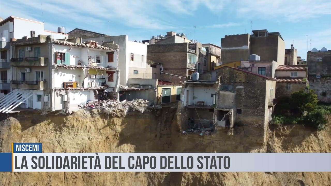Niscemi: la solidarietà del Capo dello Stato