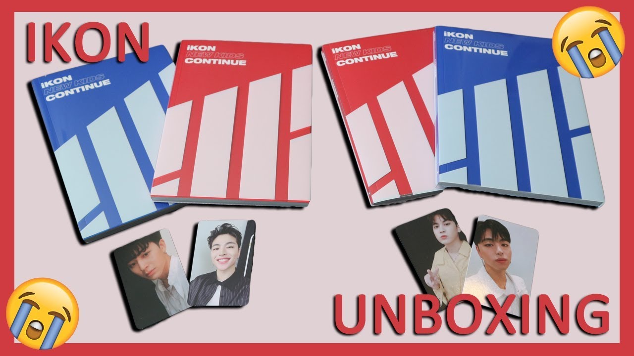 🔥 UNBOXING IKON 'NEW KIDS: CONTINUE' ALBUM [both versions x2!] 🔥