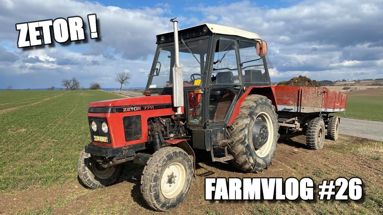 FARMVlog #26 - Odvážíme hlínu se Zetorem 7711🚜💥