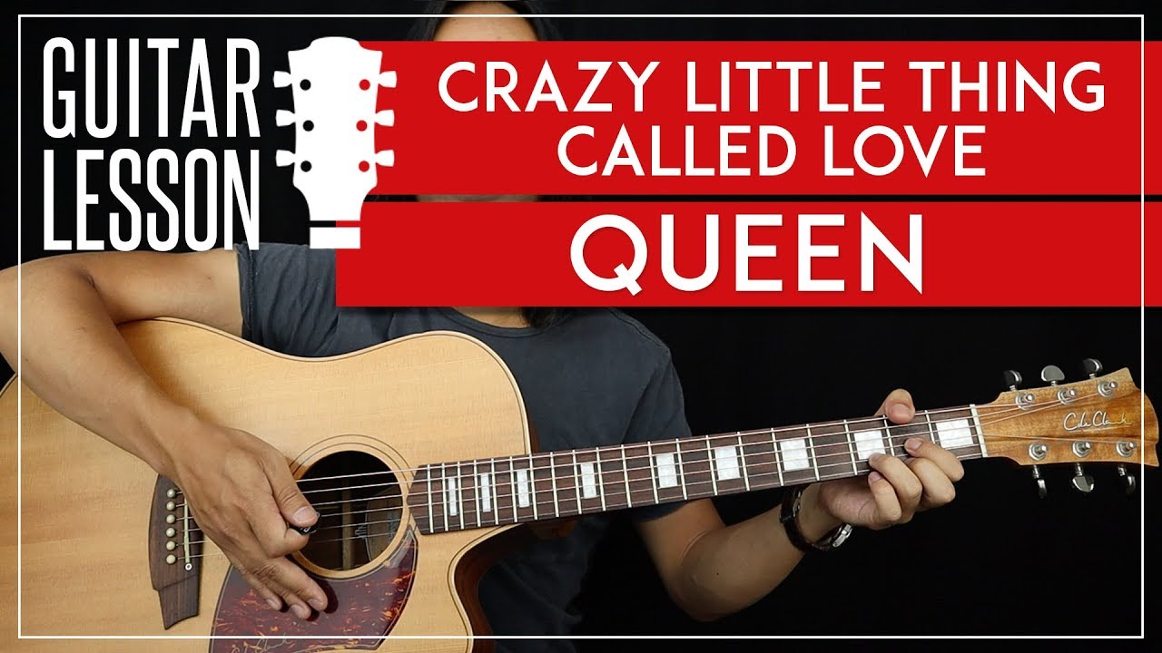 Crazy Little Thing Called Love Guitar Tutorial - Queen Guitar Lesson 🎸 |TABS + Easy Chords + Solo|