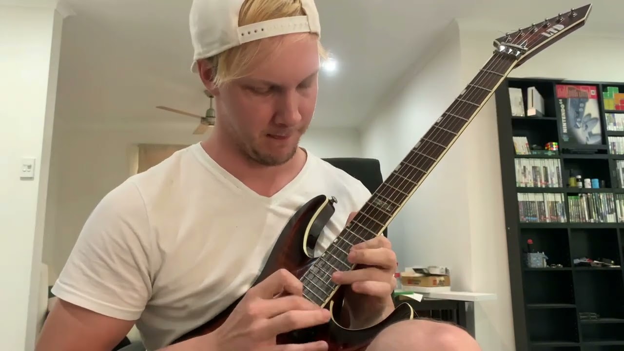 Guitar cover bloopers video lol