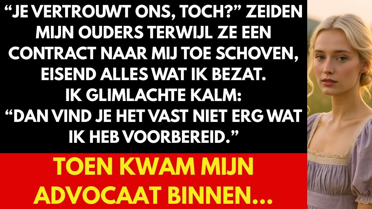 MIJN OUDERS WILDEN AL MIJN BEZITTINGEN AFPAKKEN — MAAR ZE WISTEN NIET WAT IK VOORBEREID HAD
