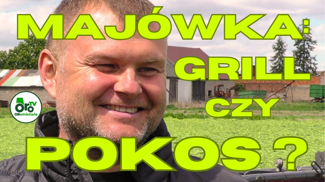 90 ha do zbioru. John Deere 250 KM i maszyny SIP. OPOROWE zielone żniwa w GR Kalak
