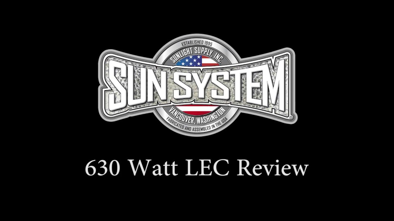Обзор продукта Sun System 630 LEC
