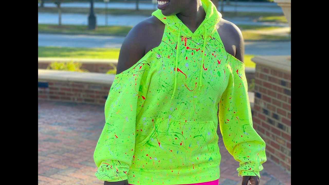 How to Create a Halter/Cold Shoulder Sweatshirt-Part 2