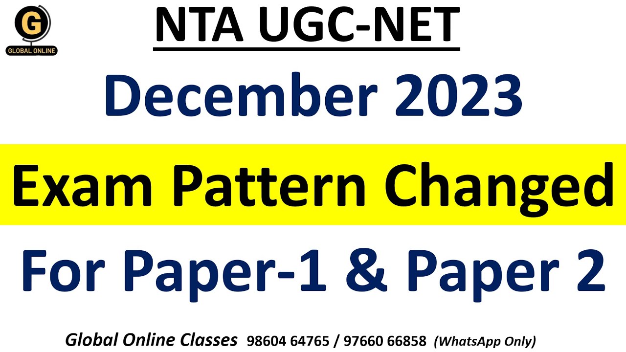 NTA UGC NET December 2023 Latest Exam Pattern | How to Qualify UGC NET in 6 Months | Paper 1 Course