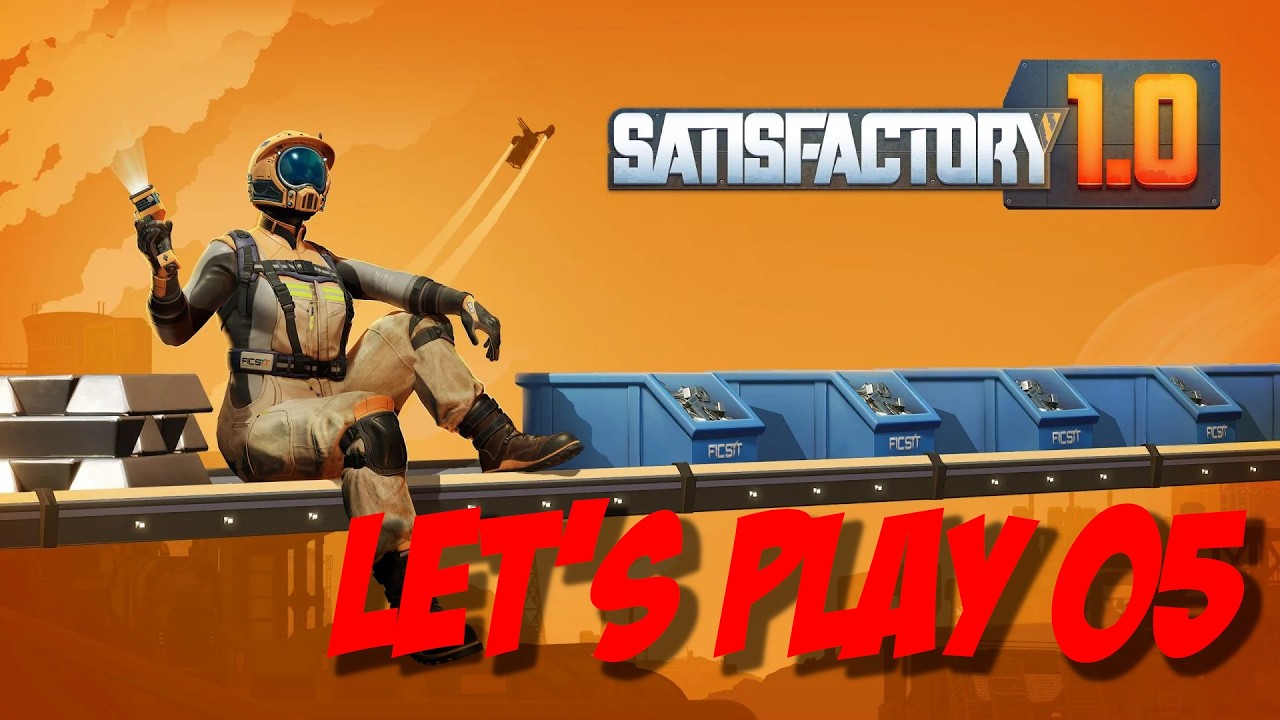 Satisfactory 1.1 #05 Automatisation Fer + Beton + Explo ☠️ [PC/FR]