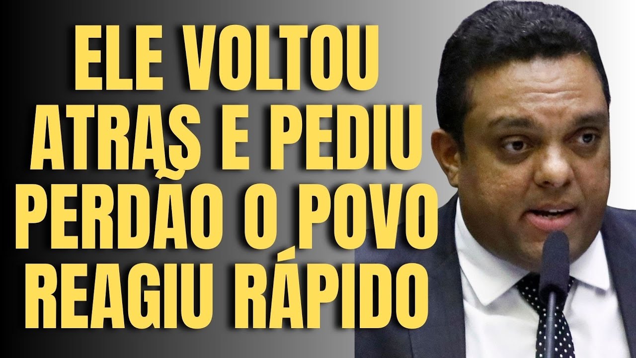 OTONI VOLTA ATR&Aacute;S E PEDE PERD&Atilde;O E O POVO REAGE NAS REDES SOCIAIS AOS POSICIONAMENTOS