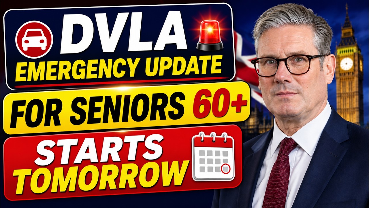 🚨 Предупреждение DVLA 2026: новые правила вождения для пожилых водителей в Великобритании (60+) в...