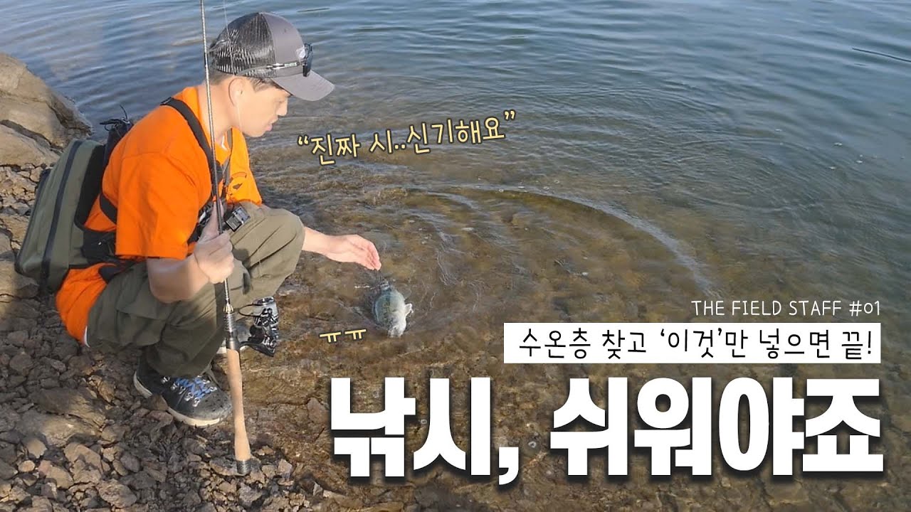 배스 낚시 어렵게 하지마세요! 누구나 쉽게 할 수 있습니다 첫 시간은 엄장수 스태프와 함께 출발합니다 [THE FIELD STAFF_NS_01편]