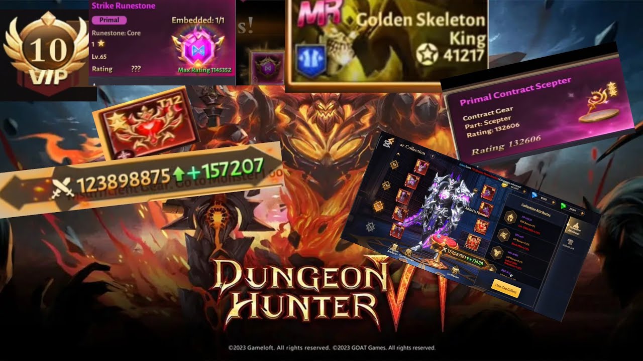 Dungeon hanter 6 super laki drop primal strike core rune and Mr contract