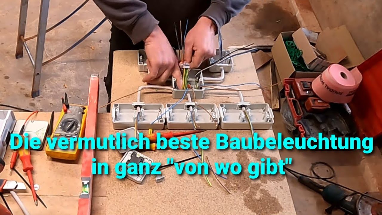 Werkstatt-Tagebuch#8 | Baubeleuchtung bauen