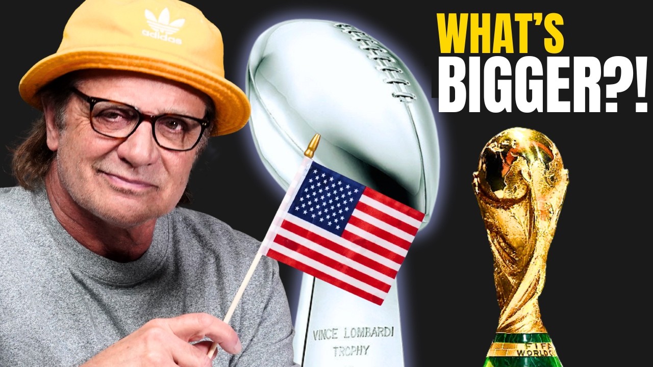American Reacts: Super Bowl BIGGER Than World Cup?