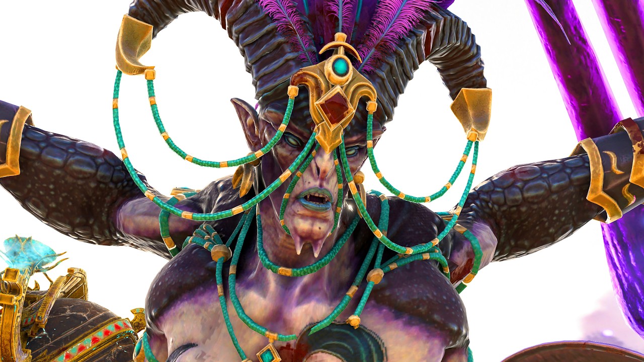 Slaanesh VS Tomb Kings - Warhammer Battles