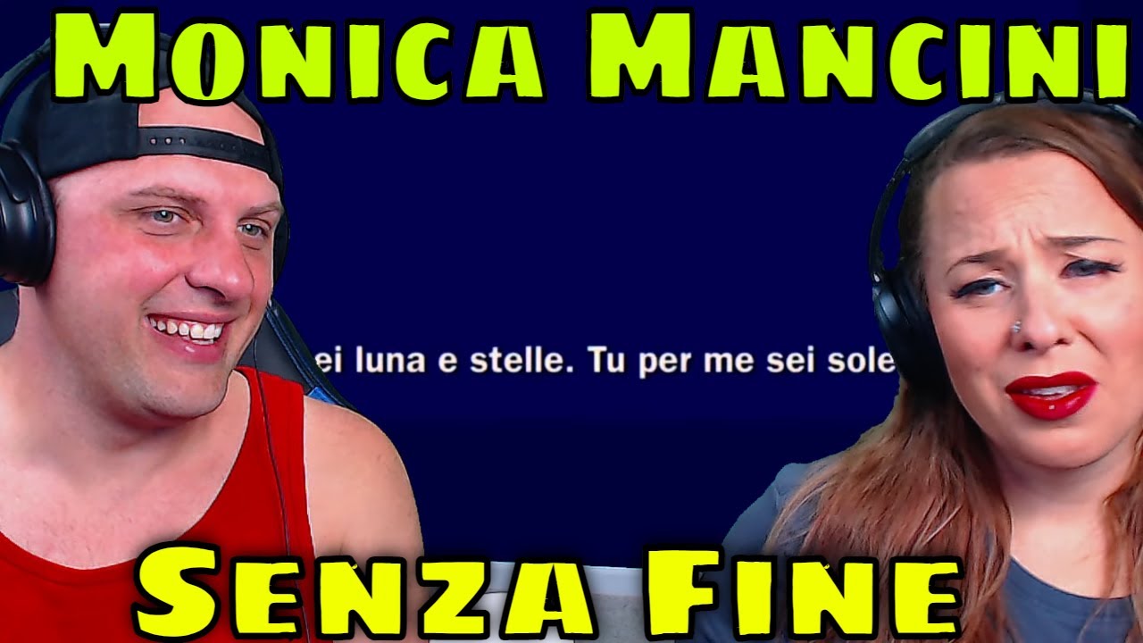 REAZIONI To Monica Mancini - Senza Fine (English subtitles) Italian | Gino Paoli (Cover)
