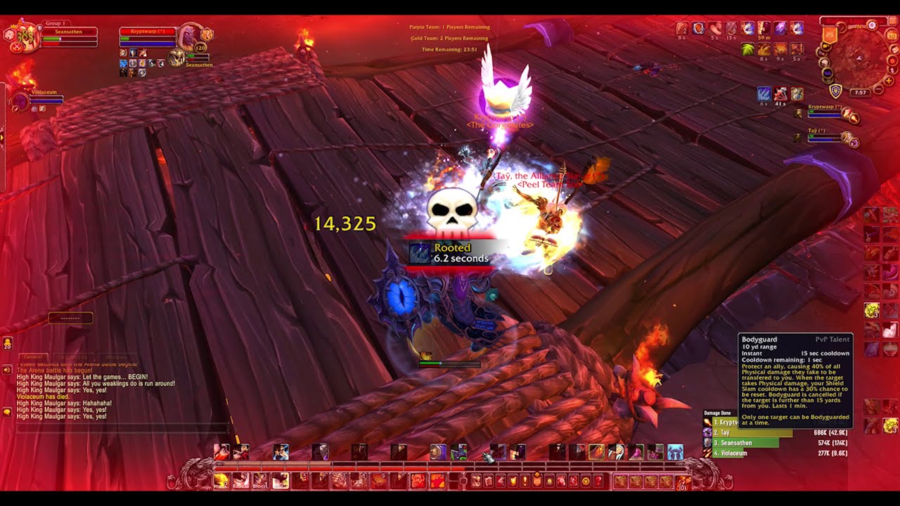 Protection Warrior PvP - BFA 8.3 - 2vs2 Arena