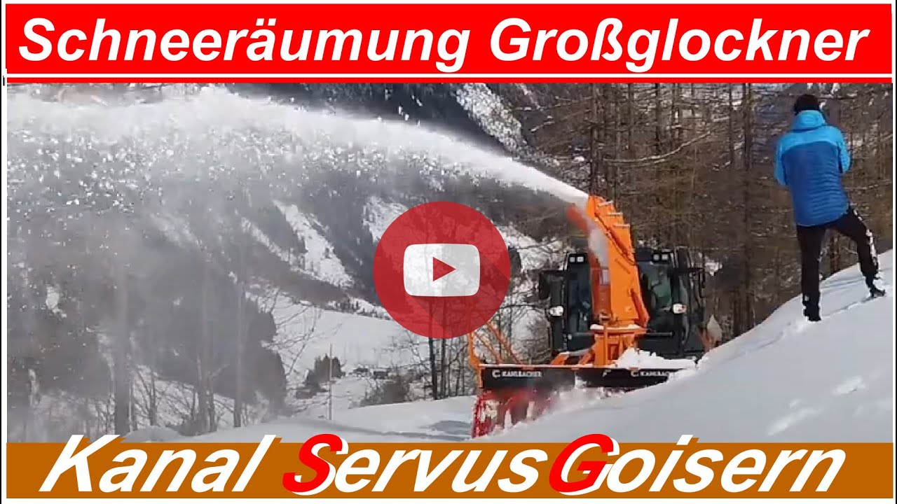 Schneer&auml;umung Gro&szlig;glockner mit Syn-Trac