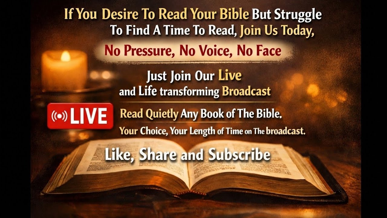 Reading The Bible Together | No Pressure, No Voice, Silent Space | Day 26