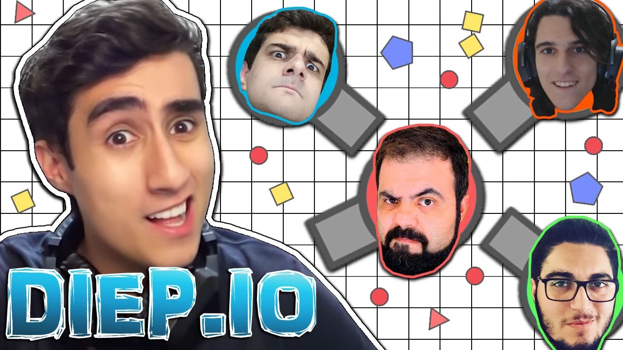 O Cúmulo do Loser - Diep.io com Felps, Cazum, Igor 3K, Sir Kazzio e Souzones