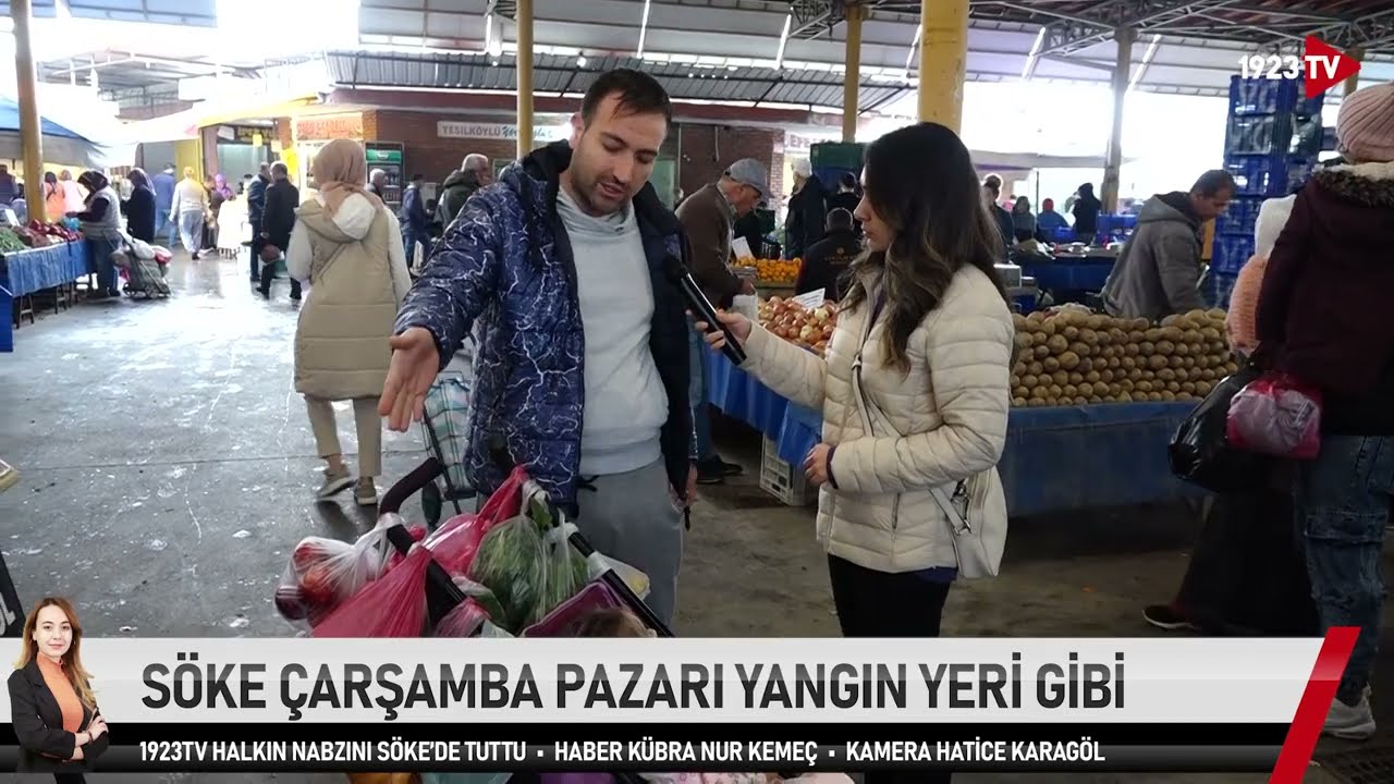 SÖKE ÇARŞAMBA PAZARI YANGIN YERİ GİBİ