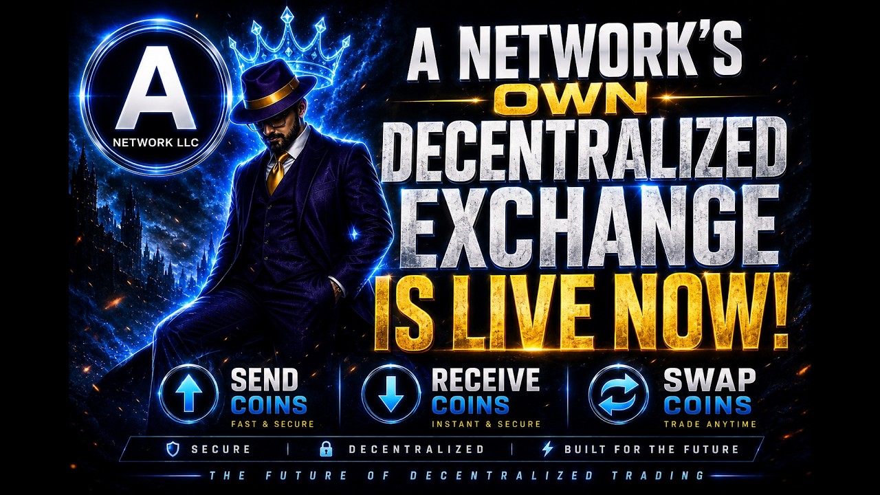 A Network Update | DECENTRALIZED EXCHANGE IS LIVE | SEND RECEIVE AND SWAP | #A #ANETWORK #ANET #DEX