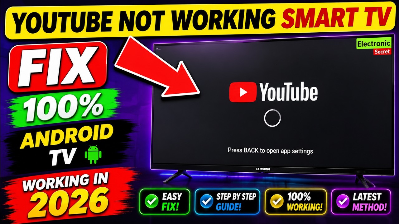 Youtube Not Working on Smart Tv