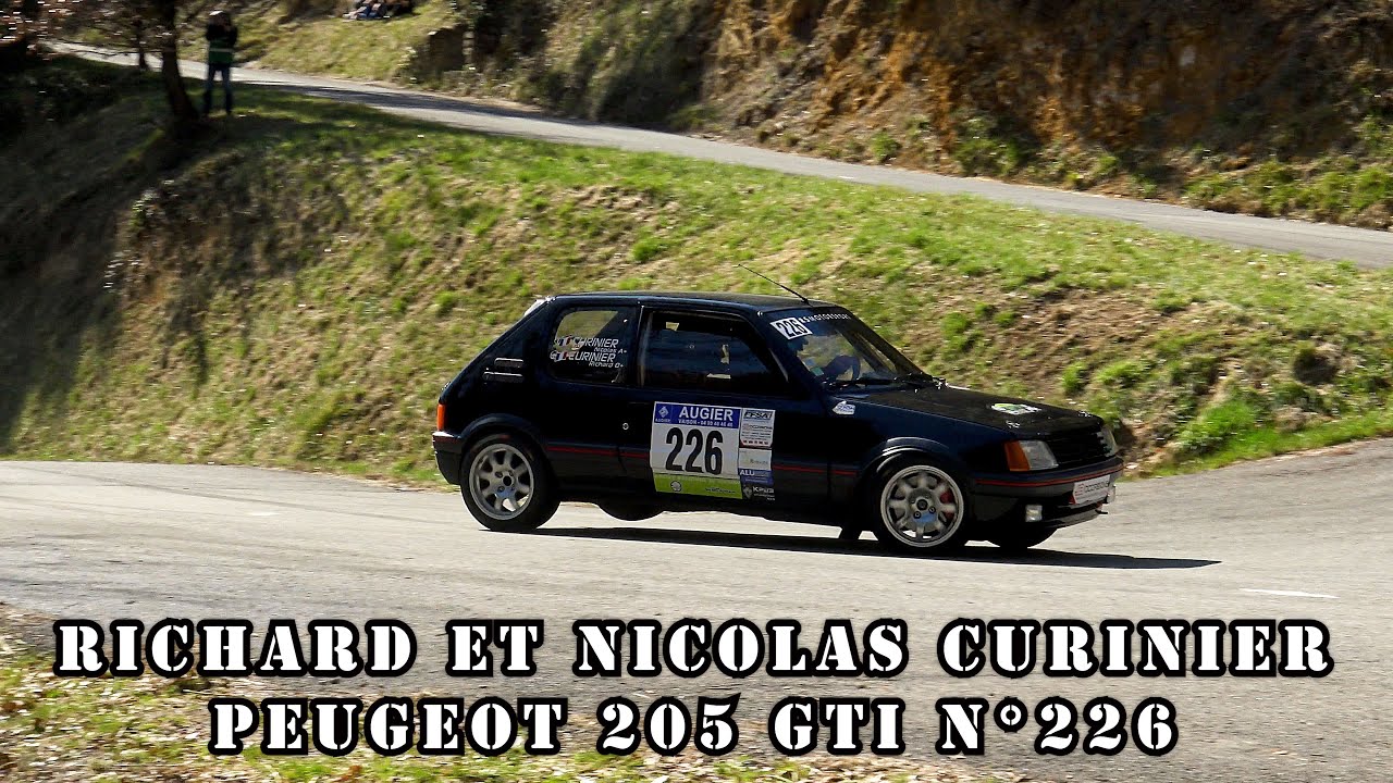 Rallye de Vaison la Romaine 2025 - Peugeot 205 GTI N°226 - Richard et Nicolas CURINIER